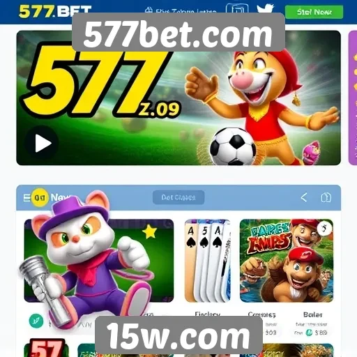 Opções de Jogos Disponíveis em 577bet.com